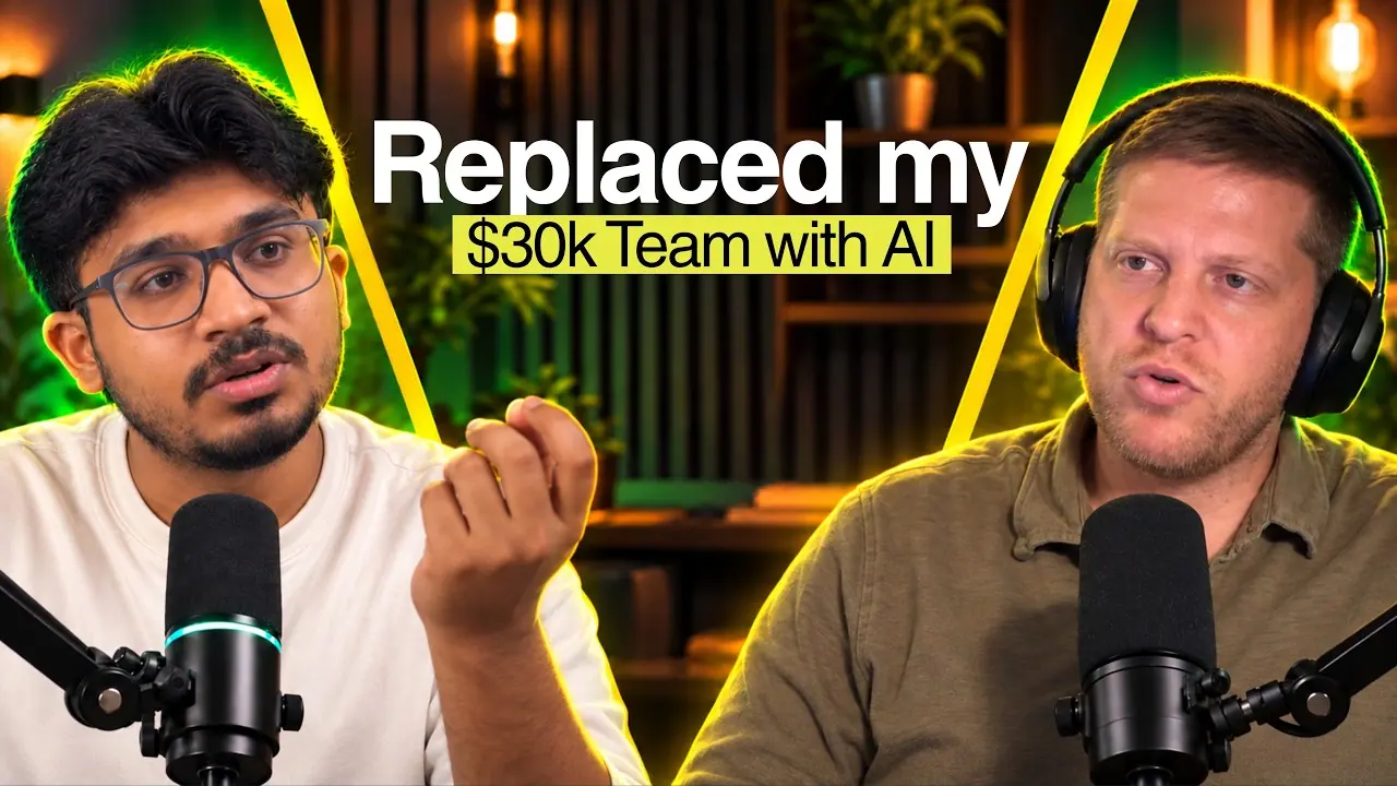 Episode thumbnail: From a $30K/Month Team to a Company of One With AI
